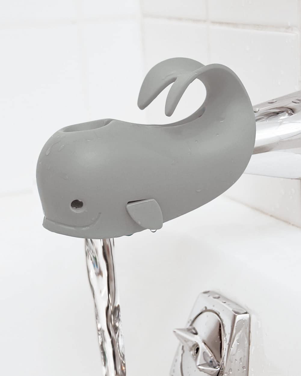 Skip Hop Bath Spout Cover, Universal Fit, Moby, Grey - Image 5